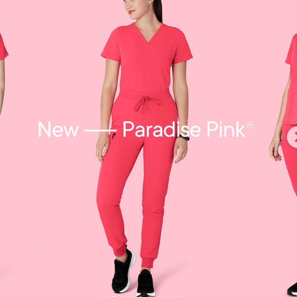 Mandala Scrubs Paradise Pink Scrub Joggers